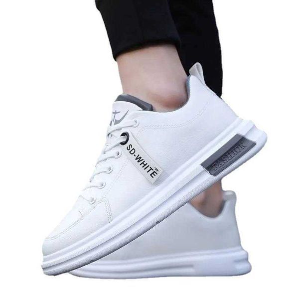 

men's shoes four seasons xiaobai 2021 korean versatile trendy student board breathable odor proof casual sports, Black