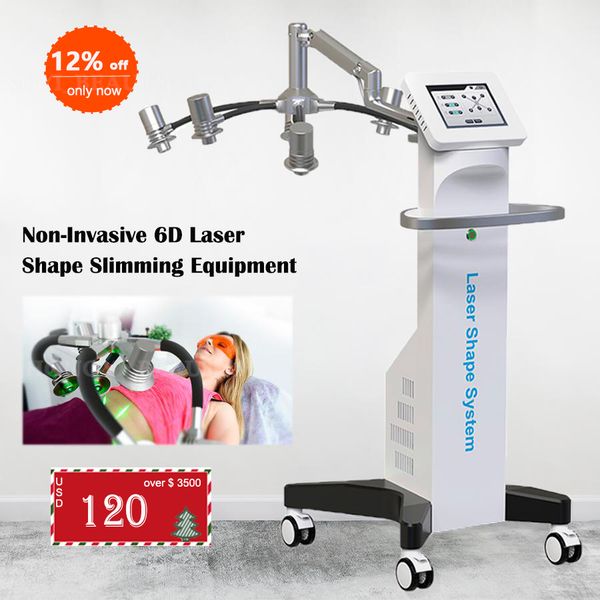 

6d lipolaser slimming with 532nm wavelength laser slimming machine