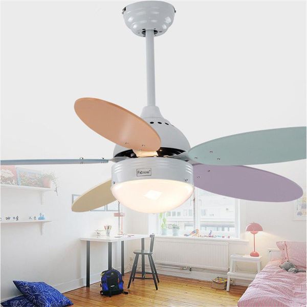 

restaurant fan lights children bedroom fan lamp led home color ceiling light simple kindergarten ceiling ing