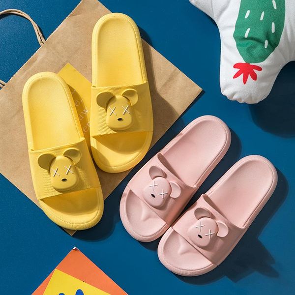 

slippers oraqwlj summer women beach vacation couple casual shoes indoor non-slip slides bathroom sleepers soft sole flip flops, Black