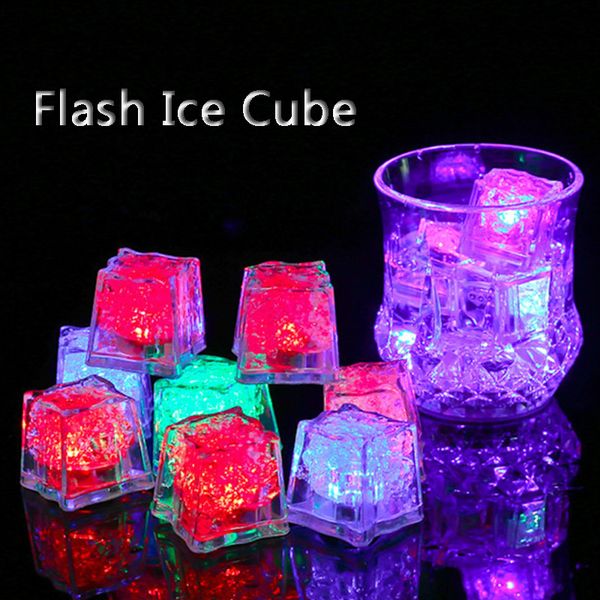

plastic led lights polychrome flash party lights led glowing ice cubes blinking flashing decoration light up bar club wedding