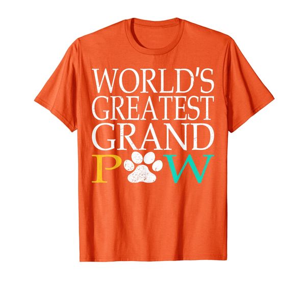

grandpaw shirt worlds greatest grand paw funny dogs gift t-shirt, White;black