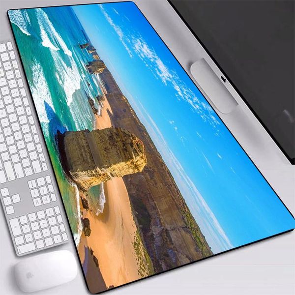 

mouse pads & wrist rests seaside scenery hd wallpaper large pad desk mat non-toxic custom with natural rubber material