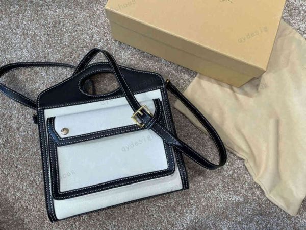 

women's black and white british belly bag designer tote brand handbags womens