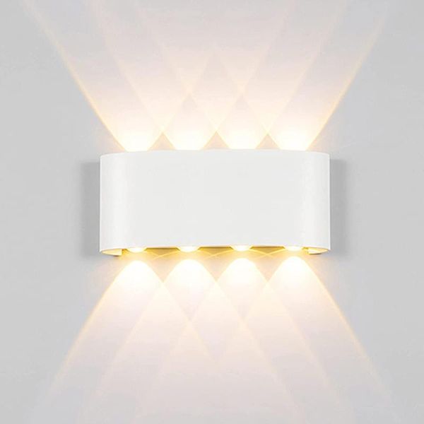 

wall lamp 8w aluminim led lamps waterproof up and down sconce corridor stair bedside living room light fixture hallway cy58