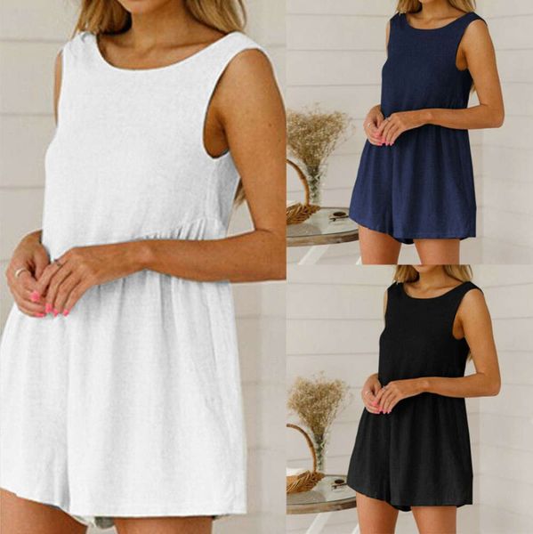 

open back v-neck sleeveless vest cotton linen dress 9782 high quality, Black;gray
