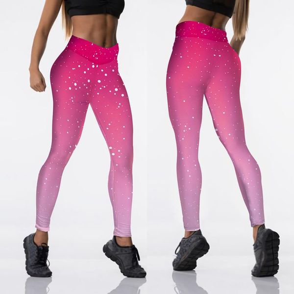 

women's leggings women yo-ga pants workout sports running push up gym wear skull print high waist stretch slim, Black