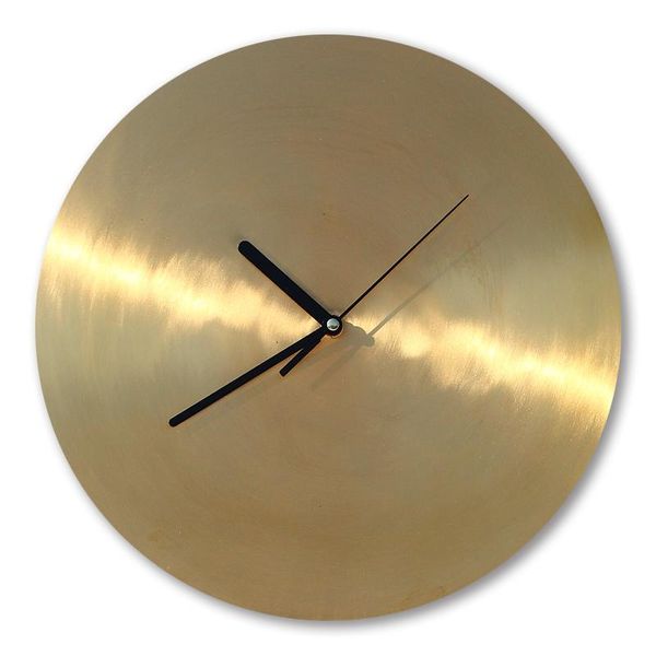 

wall clocks creative office clock silent metal minimalist vintage nordic quartz orologio parete home decoration zb50wc