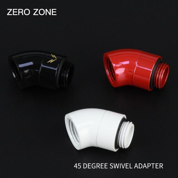 

fans & coolings zerozone g1/4 interface 45 degree rotatable adapter rotating zz-fitting-d45