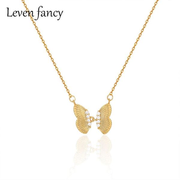 

chains 925 sterling silver butterfly pendant necklace crystals jewellery anniversary birthday gifts for women girls her