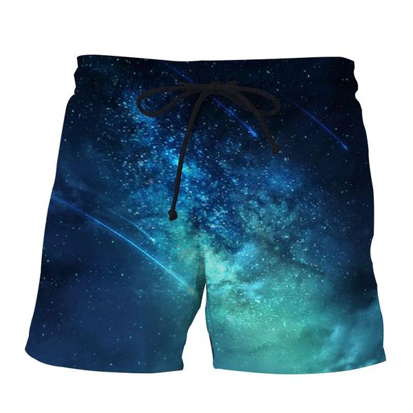 

men's shorts summer beach short set quick dry 3d printed running sports workout men training gym athletic for, White;black