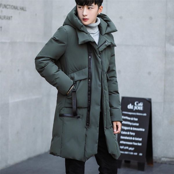 

new arrival 2021 jackets for think warm windproof soft cotton-padded coat winter men casual long sleeve loose h 8c05, Black