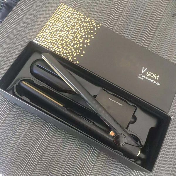 

factory price v gold max hair straightener classic professional styler fast hair straighteners iron hair styling tool good quality
