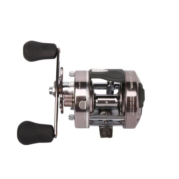 

baitcasting reels metal fishing reel 5.3:1 left or right 5bb hard bait casting comfortable handle outdoor