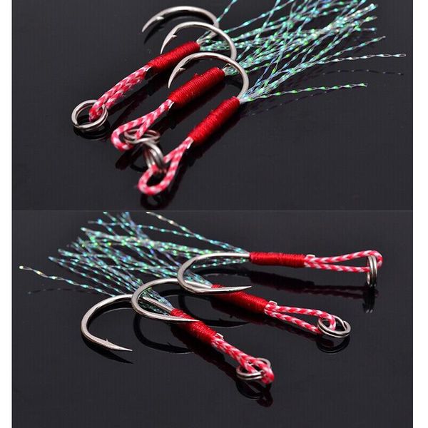 

fishing hooks sea saltwater shore jigging metal jigs assist hook jig