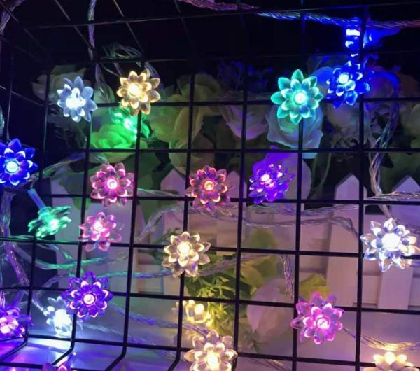 

strings solar power fairy string lights 7m 50 led peach blossom decorative garden lawn patio christmas trees wedding party