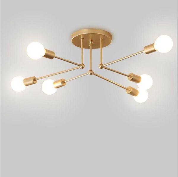 

ceiling lights creative light black gold iron hanging nordic led for bedroom dining home indoor lighting