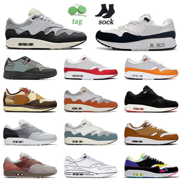 

mens running shoes cushion 1 1s women sneakers patta black grey white cactus jack baroque brown london schematic outdoor sports runner sneak