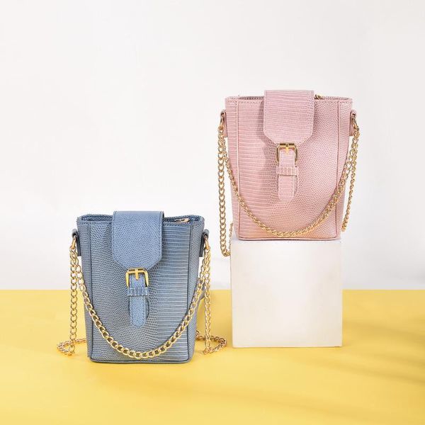 

fashion shoulder bag net 2021 fashion red 2021 versatile chain single small cross ins bucket women's bag hand&crossbody hecmn, Red;black