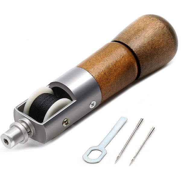 

professional hand tool sets 7xea sewing awl kit portable stitching stitcher repair leather heavy fab rics & canvas with needles