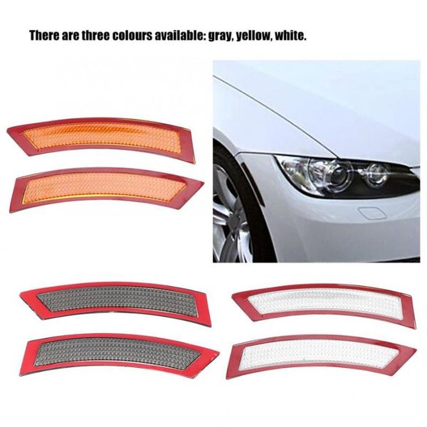 

emergency lights parking vehicle e92 side marker lamp bumper cover reflectors l/r us plug for car accessories