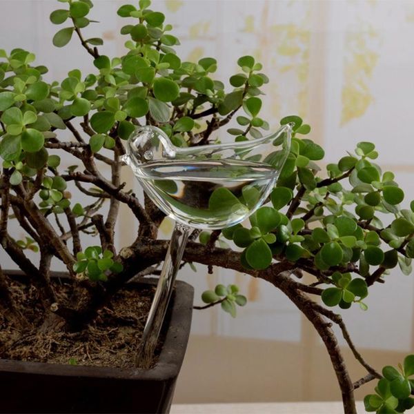 

watering equipments automatic plant waterer imitation bird shaped transparent dripper pot bulb pvc garden house device