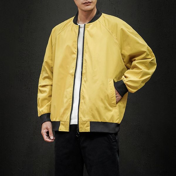 

new 2021 fashion baseball autumn man oversize coat casual 5xl jacket for men men's clothing streetwear pr14, Black;brown