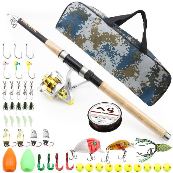 

rod reel combo spinning fishing and combos set, pole with reels,carbon fiber for travel