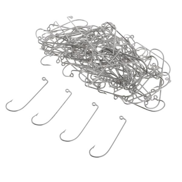 

fishing hooks 100pcs worm lure high carbon steel jig hook big fish fishhook