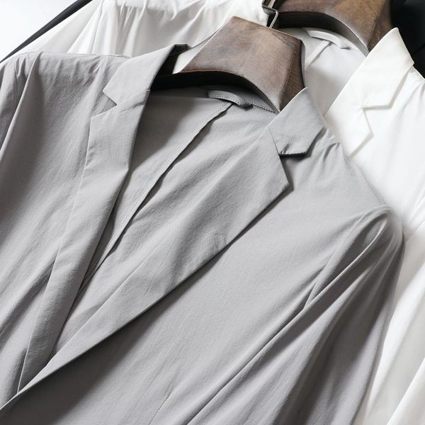 

men's suits & blazers simple and capable sunscreen thin casual suit men light of restraint breathable single west business f, White;black