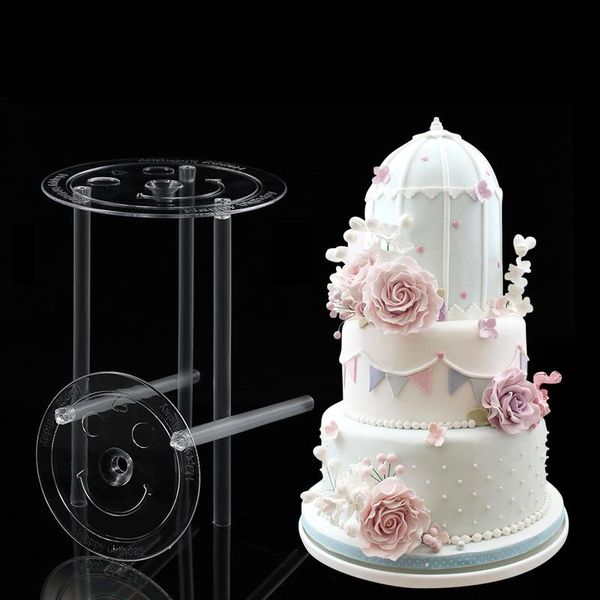 

other bakeware 4/6/8/10/12inch multi-layer cake support frame practical stands round dessert spacer piling bracket diy tool