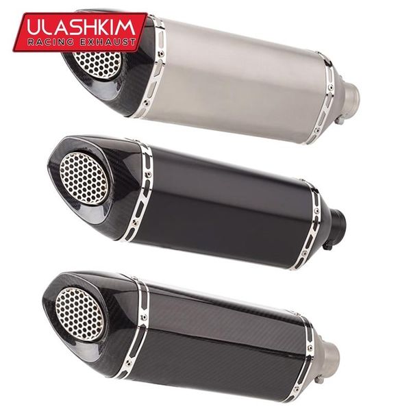 

baluya motorcycle exhaust system universal 51mm refitting pipe ninja400 mt07 rc390 zx6r r6 cb400 tdm 900 gsx s1000 gsr 600 gw250 150 egzoz