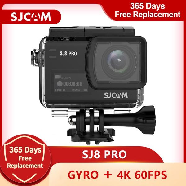

telescopes original sjcam sj8 pro action camera 4k 60fps wifi remote helmet ambarella ultra hd extreme sports dv