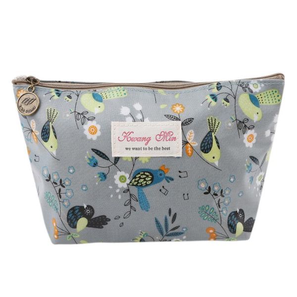 

2021 fashion women cosmetic bag zipper waterproof make up wash storage pouch travel bags 2 colours