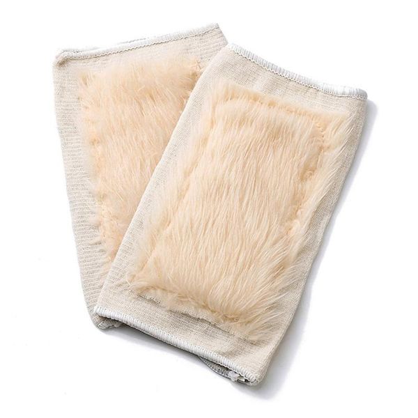 

elbow & knee pads 2 pcs thick warm cycling mid-length design birthday gift breathable, Black;gray