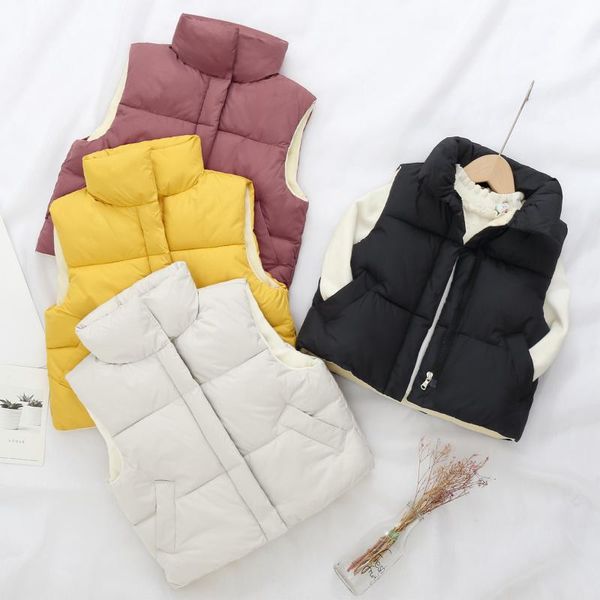 

waistcoat 2021 autumn winter children vests coats 3-12 year warm waistcoats for boys & girls color red yellow little fast, Camo
