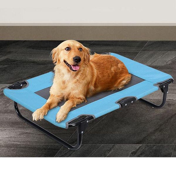 

kennels & pens removable pet dog camp bed for teddy golden hair large breathable mattress washable pad folding travel mat