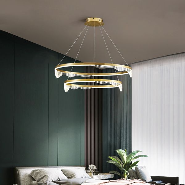 

gold lamp from the round candelabra ring living tricolor acrylic interior dining room modern brass drove light osi3