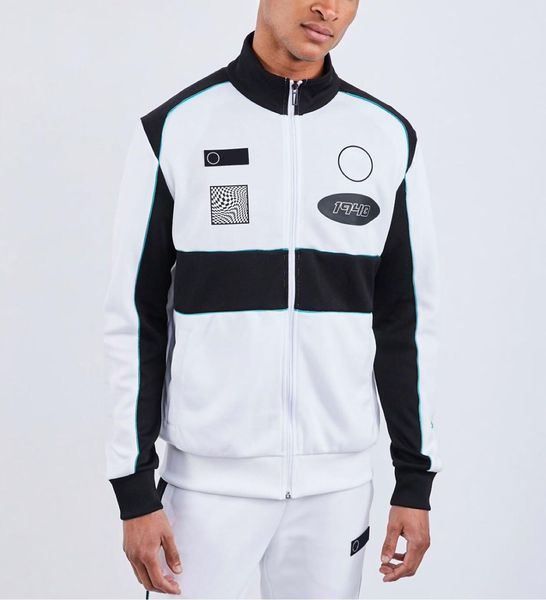 

2021f1 formula one team co-branded motorsport jacket for fans of large size, customizable hooded jacket with the same style