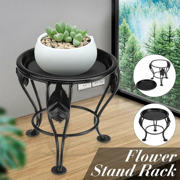 

other home decor 1pcs multifunctional creative mini flower stand black and white metal material indoor outdoor plant display