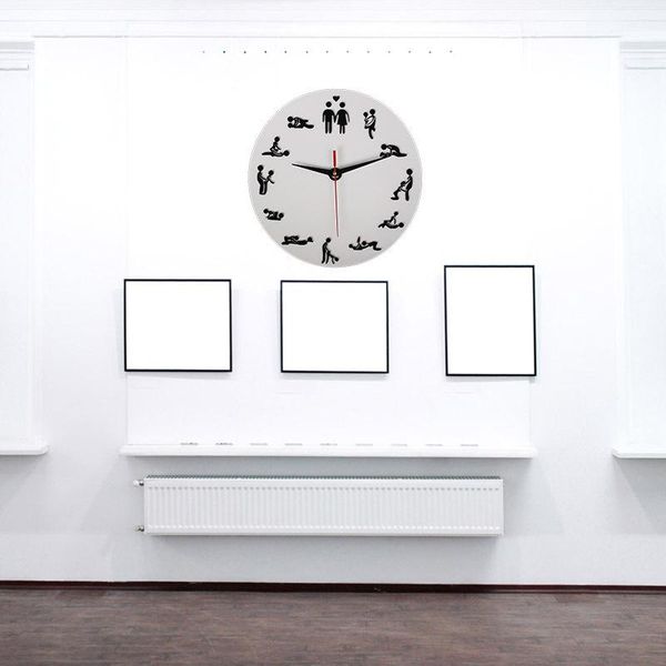 

wall clocks diy acrylic mirror mounted mute watch stickers home office living room decoration modern design