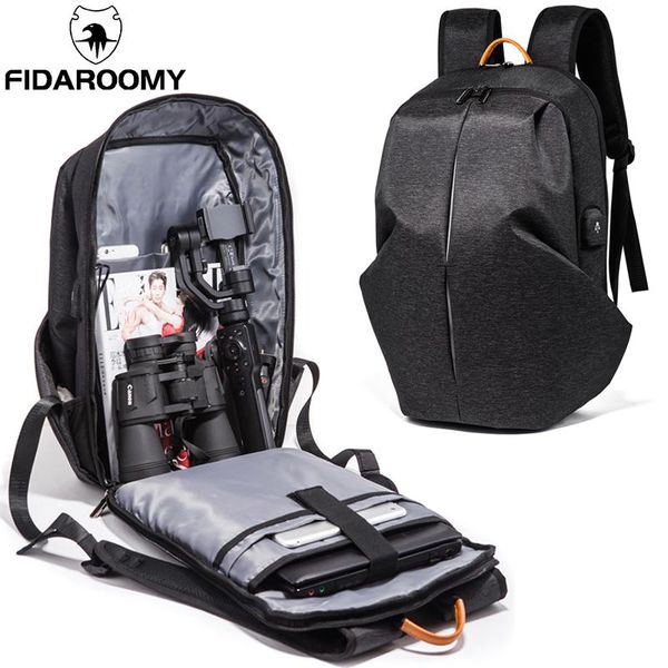 

backpack men multifunctional travel large capacity oxford 15inch lapcasual mochila backpacks usb charging for male schoolbag