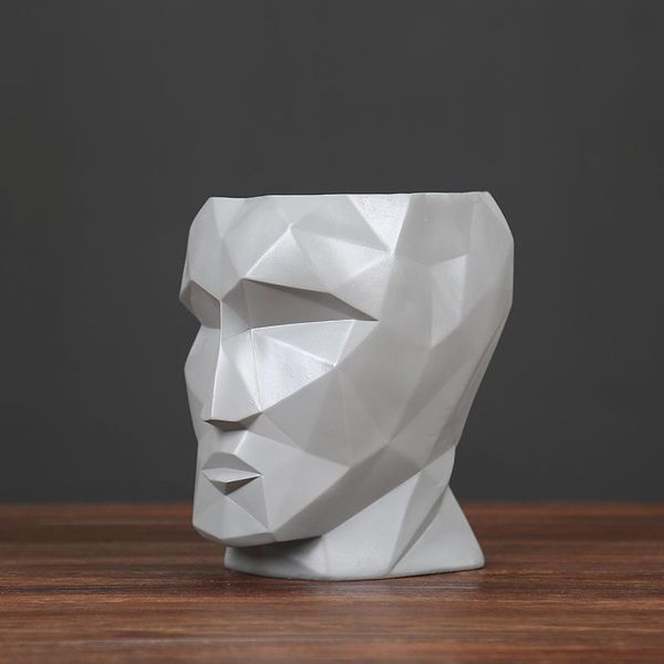 

vases nordic i modern creative face pot arrangement living room flower home cut david dry vase jewelry