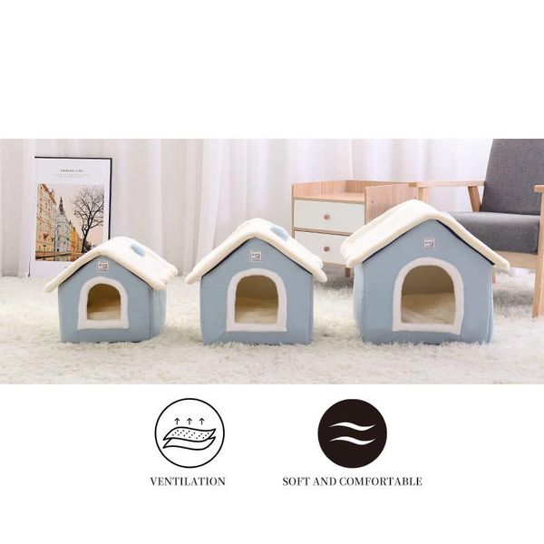 

cat beds & furniture pet washable foldable bedcat house small bed puppy nest cave for dog guinea pig