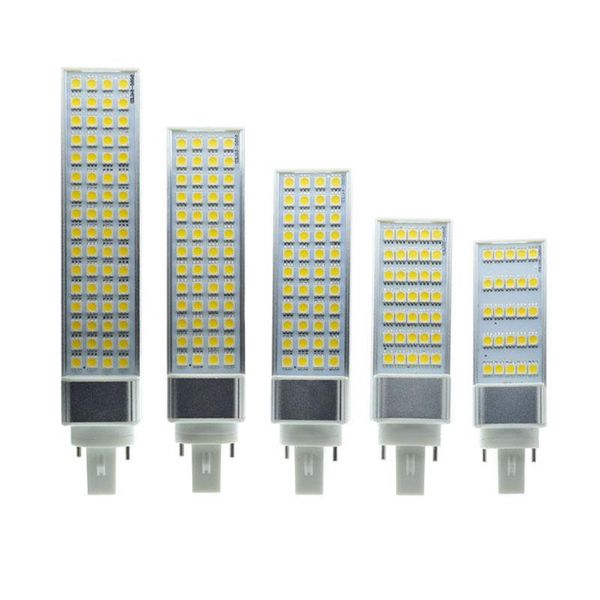 

bulbs 7w 9w 12w 15w 18w g24 led bulb lighting bombillas light replace fluorescent lamp ac85-265v horizontal plug