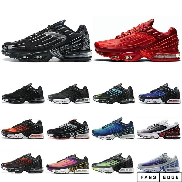 

fashion womens mens running shoes tn 3 tuned laser blue tn plus 3 iii triple black hyper royal crimson des chaussures trainers sneakers