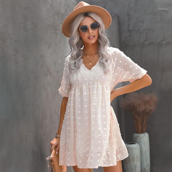 

skirts red short sleeve babydoll tunic dress, Black