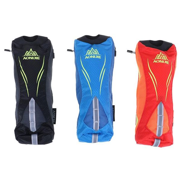 

outdoor bags 3 colors wrist storage bag running hand-held water bottle kettle holder hydration pack hydra fuel soft flask marathon race