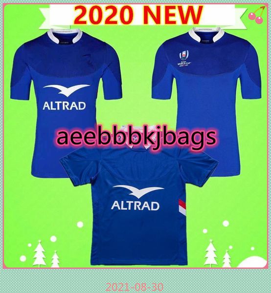 

s-3xl new 2021 fashionfrance rugby jerseys national team home blue league shirt 19 20 polo t-shirt men s word cup quality, Black;gray