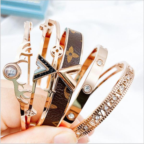 

bangle 2021 trendy armbanden voor vrouwen bracelet titanium liefde feminina sieraden korean design fashion online celebrity, Black